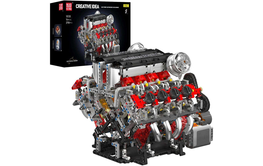 Mould King F488 Supercar V8 Motor Elektrisch