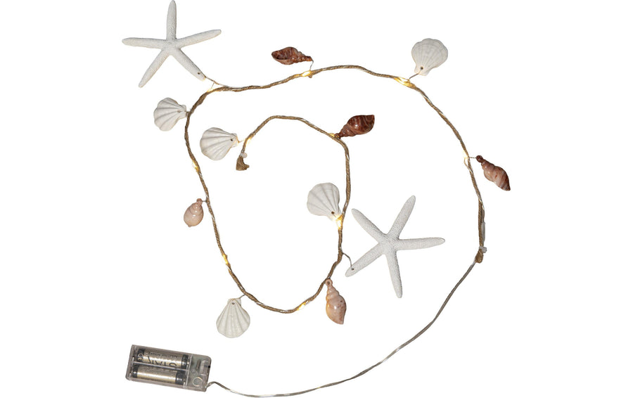 Star Trading Lichterkette Seaside Beige, 90 cm