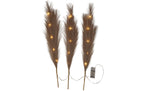 Lichterkette Star Trading Dekorativer Zweig Plumes Warmweiss