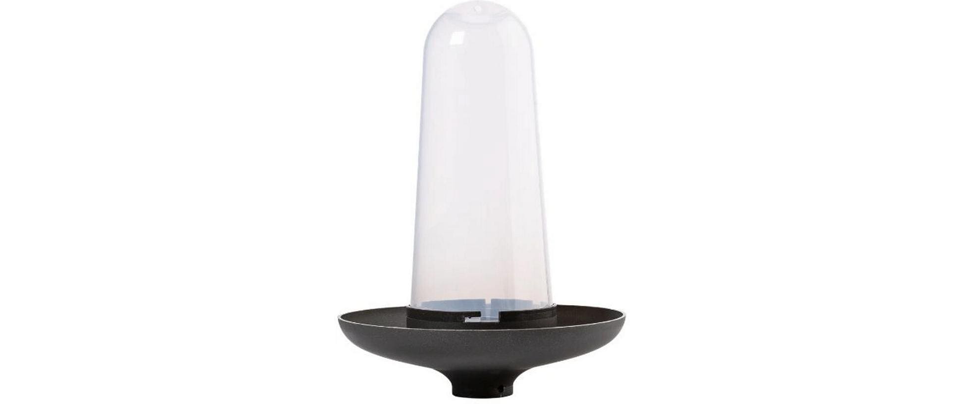 Plastia Vogelfutterhaus 3-in-1 Kunststoff Anthrazit 25x30x20 cm Garten & Outdoor > Pflanzen > Pflanzengefäße Plastia