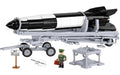 COBI Bausteinmodell V2 Rakete mit Meillerwagen 1:35