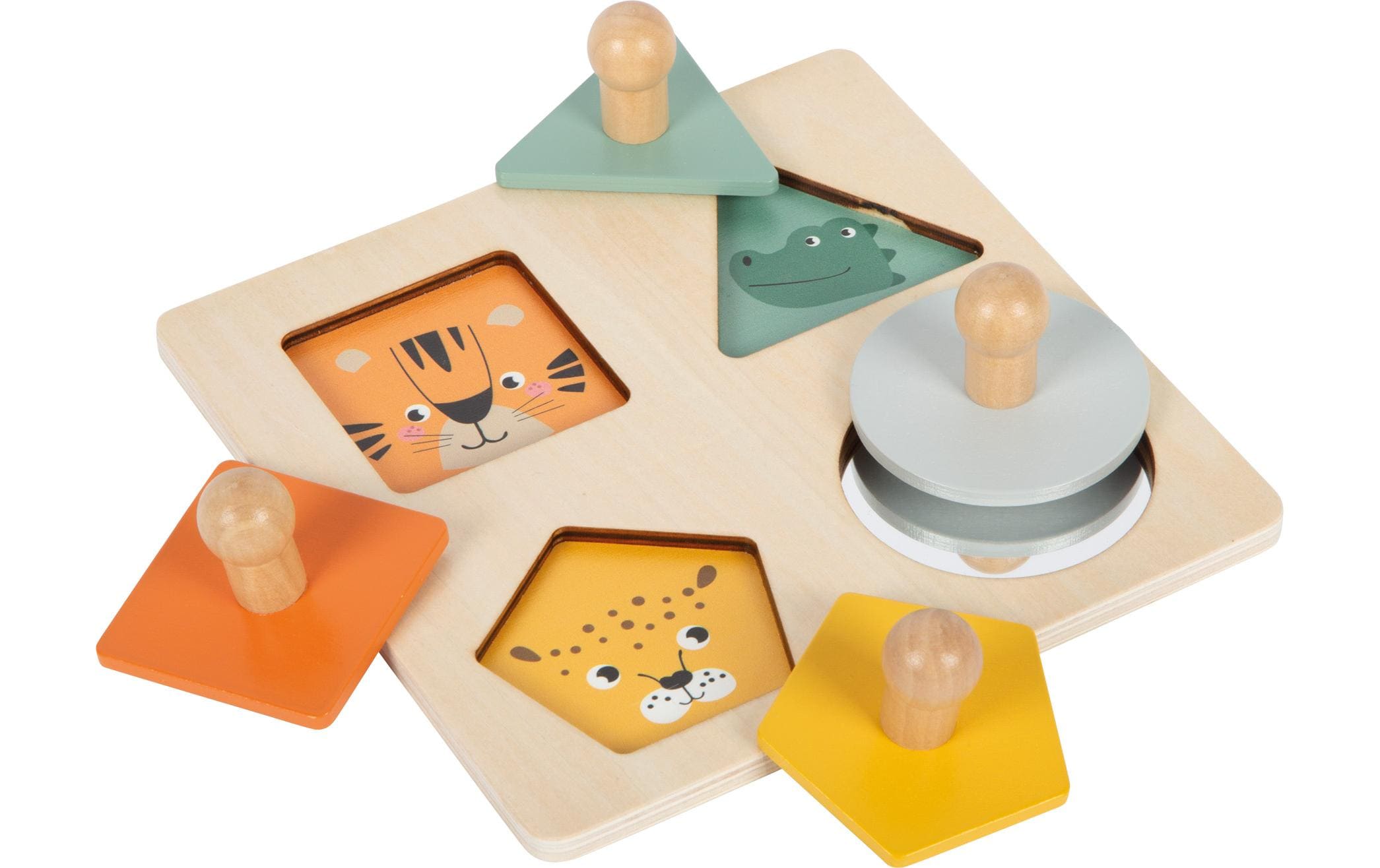 small foot Montessori Setzpuzzle Formen und Motive
