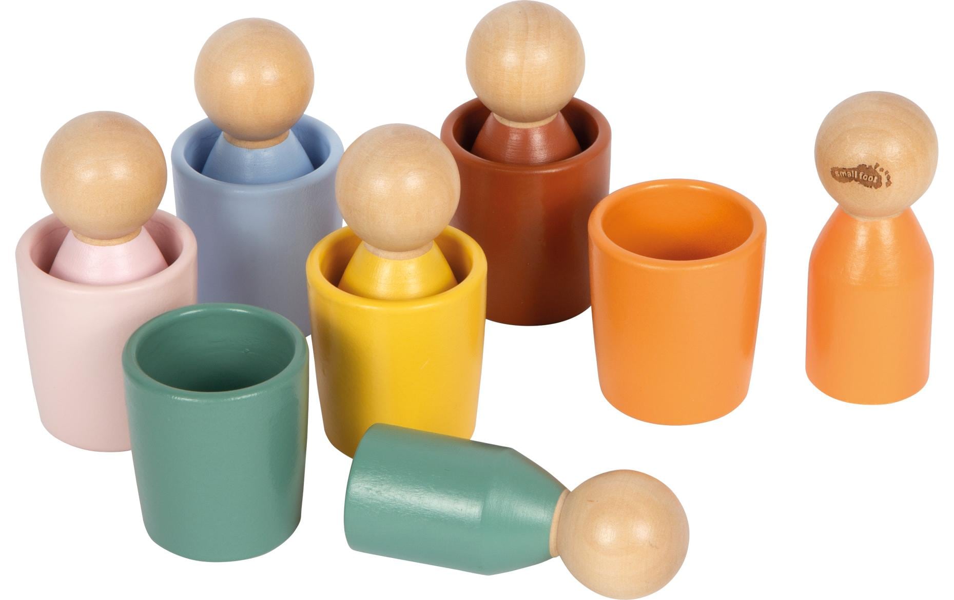 small foot Montessori Sortierbecher mit Figuren