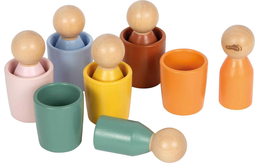 small foot Montessori Sortierbecher mit Figuren