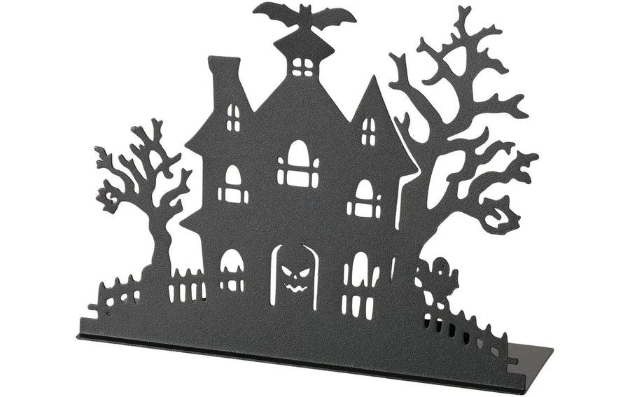 Boltze Teelichthalter Hollie 25 x 8 x 20 cm, Schwarz