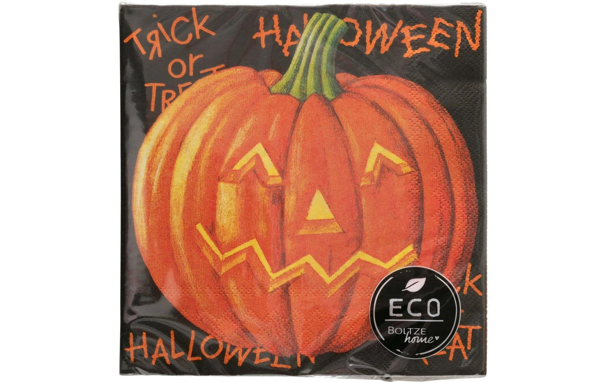 Boltze Servietten Pumpkin 16.5 x 16.5 cm, 20 Stück