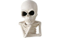 Boltze Aufsteller Skull 17 cm, Weiss
