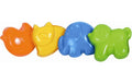 Gowi Sandformen Tiere 4 Stk. im Netz ca. 15 cm