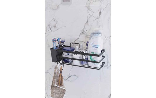 Hermia Duschregal, 2er-Set Schwarz