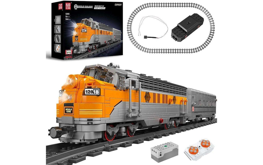 Mould King 12018 Diesellokomotive EMD F7 WP