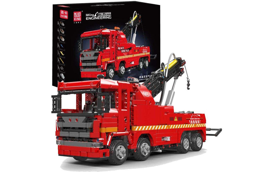 Mould King 19017 Pneumatik Flughafen Rettungs-LKW