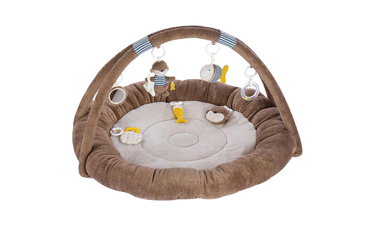 fehn Krabbeldecke 3-D-Activity-Nest Otter