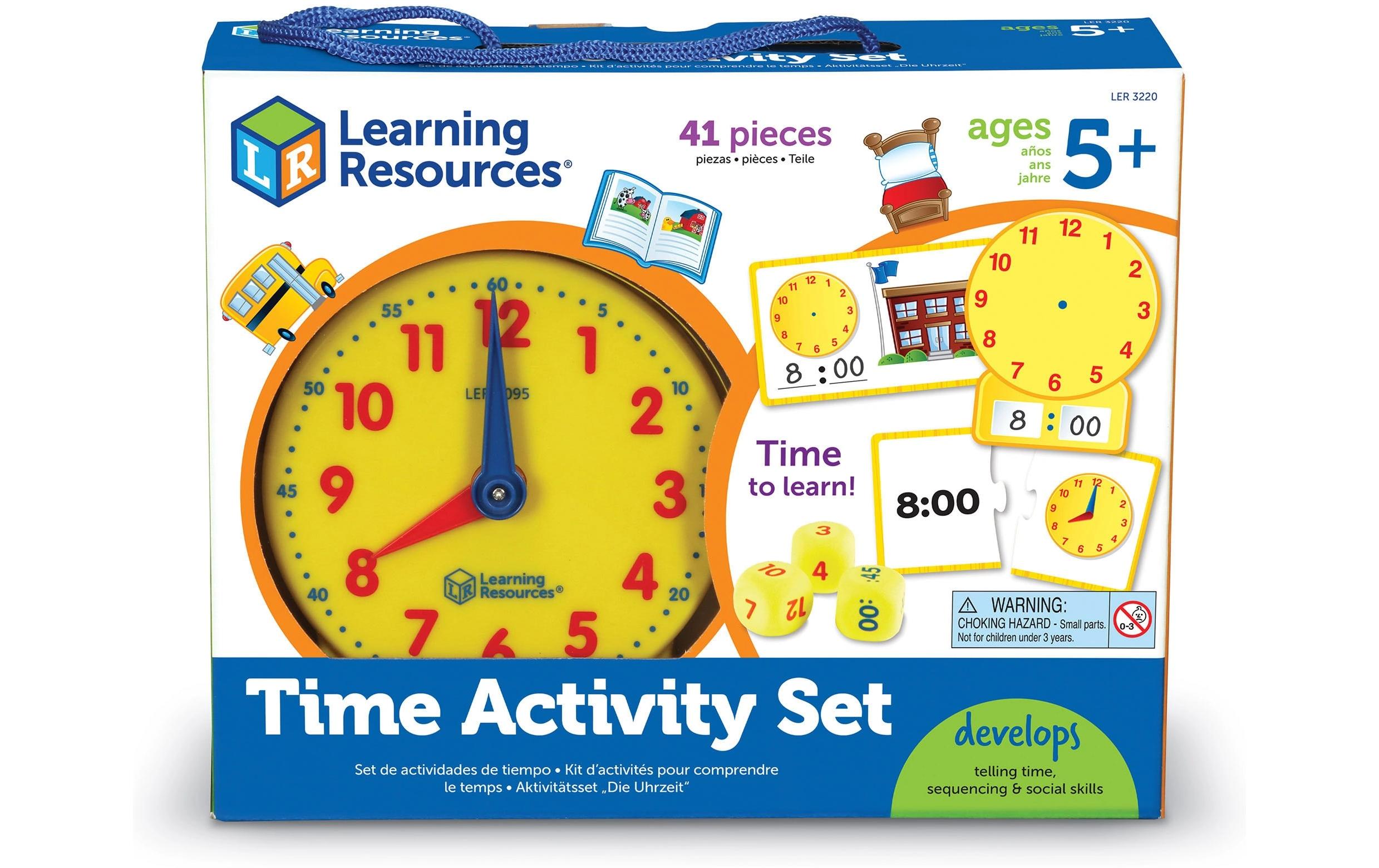 Learning Resources Beschäftigungsspielzeug Time Activity Set