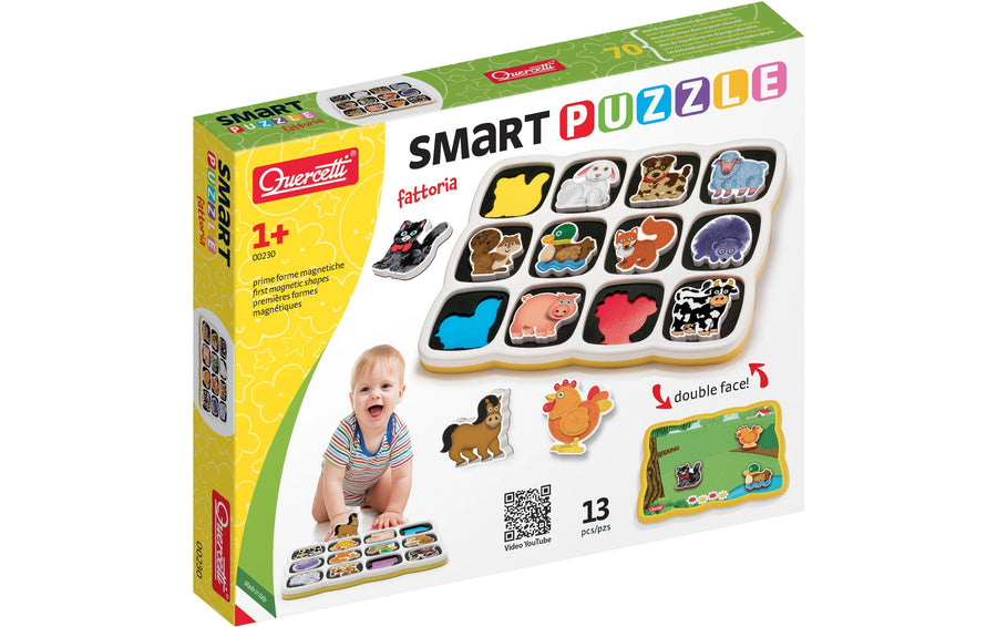 Quercetti Magnetisches Puzzle: Bauernhof