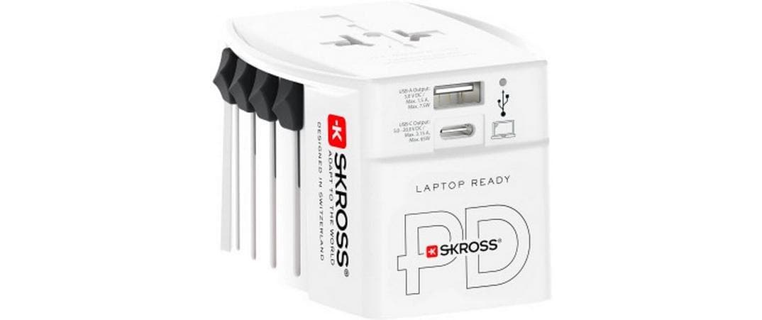 SKROSS Weltreiseadapter MUV USB 65W (AC-PD) CH
