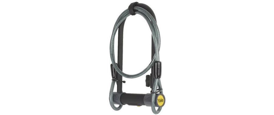 Yale Veloschloss YUL2C Bügel mit Kabel, 230 mm