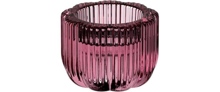 Villeroy & Boch Fleur Kerzenständer cassis 6 Stück, 2 in 1