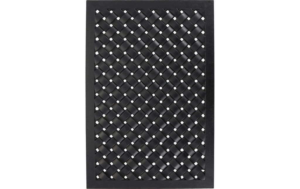 House Doctor Fussmatte Braid, Schwarz
