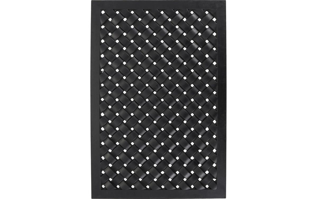 House Doctor Fussmatte Braid, Schwarz