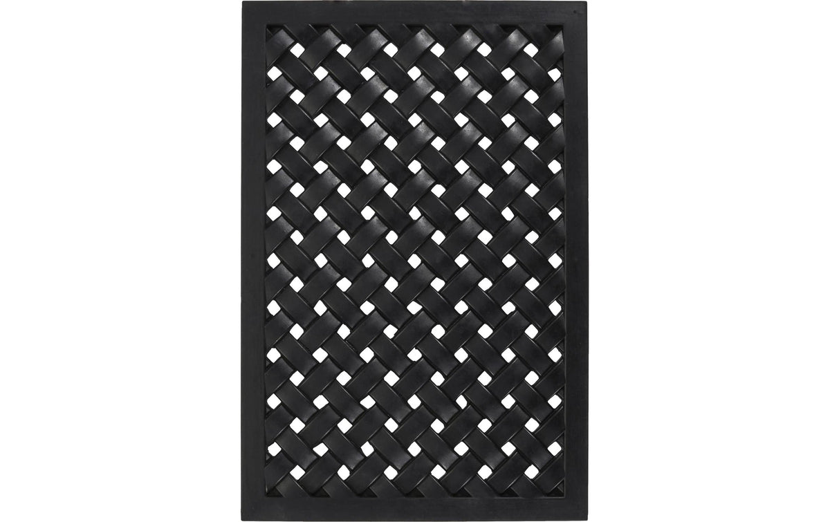House Doctor Fussmatte Braid, Schwarz