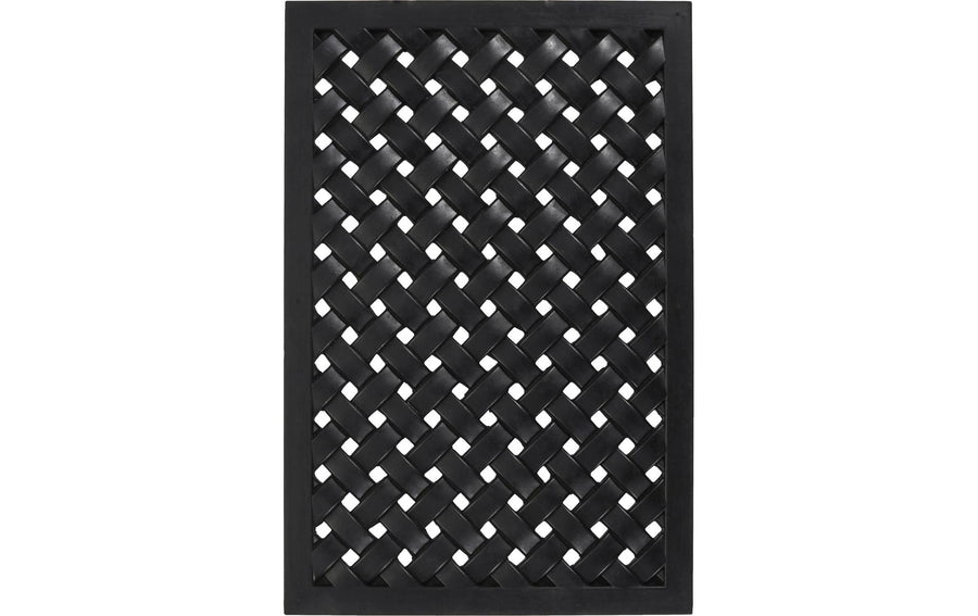 House Doctor Fussmatte Braid, Schwarz