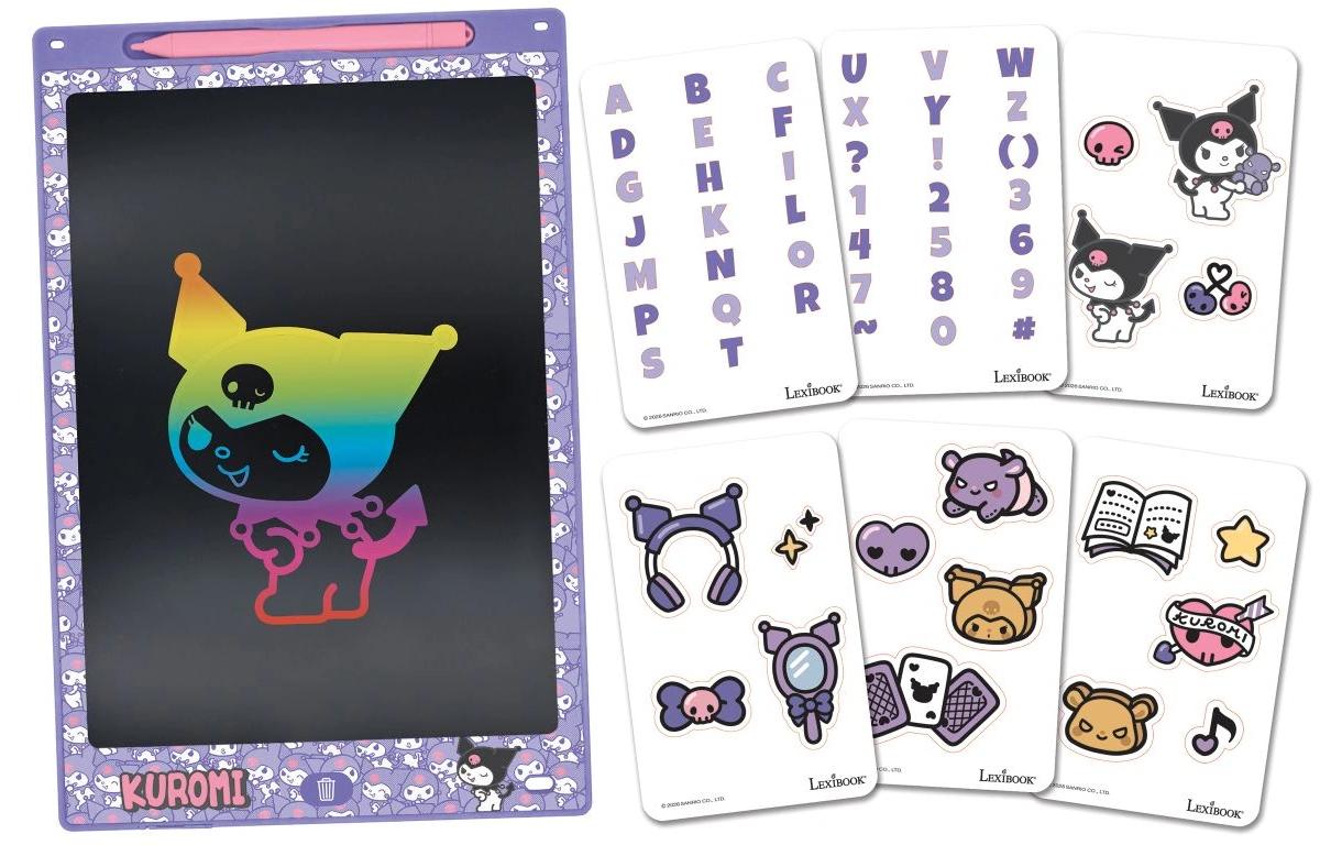 Kuromi multicolor learning drawing tablet 11''