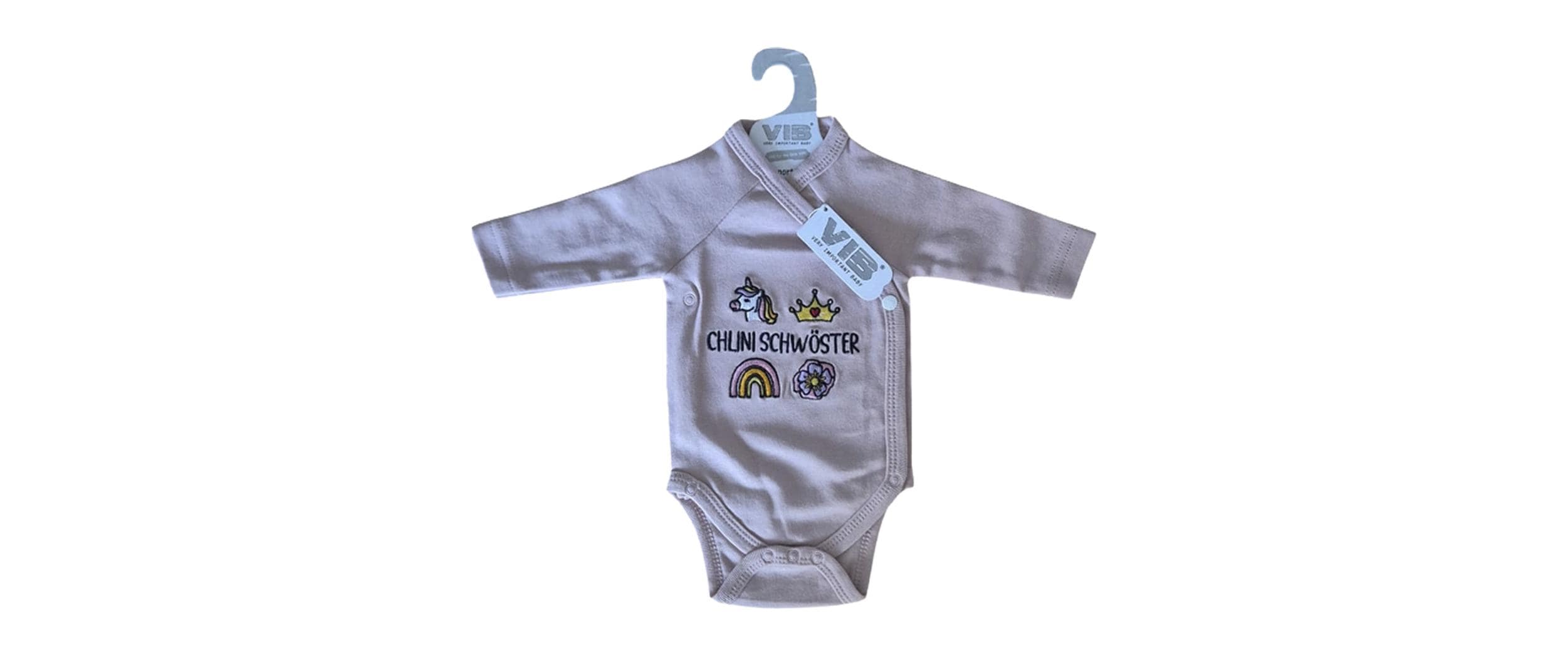 Very Important Baby Langarm-Wickelbody Chlini Schwöster Gr. 56