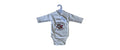 Very Important Baby Langarm-Wickelbody Min Held isch de Papi Gr. 56