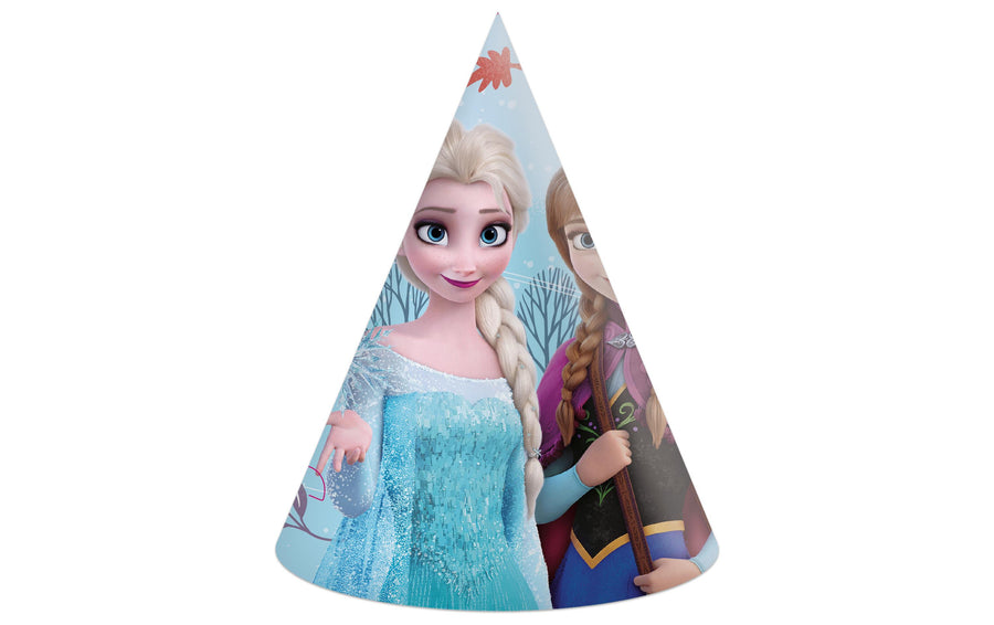 We fiesta Party Partyhüte Frozen Blau/Mehrfarbig, 6 Stück