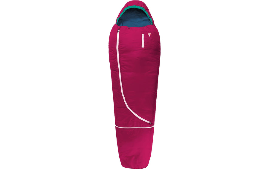 Grüezi Bag Schlafsack Wolle World Traveller 100-170 cm, Himbeerrot