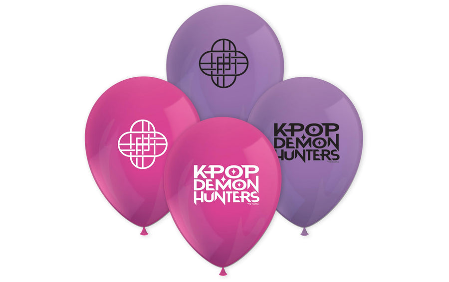 We fiesta Party Luftballon K-Pop Demon Violett/Pink, 8 Stück