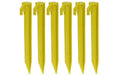 FTM Kunststoff-Hering 6 Stück, 23 cm, Gelb