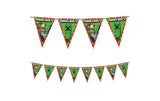 We fiesta Party Girlande Flaggen Minecraft 2.3 m, Grün