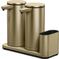 Simplehuman Sensorspender mit Caddy Dual Sensor Pump 2 x 414 ml
