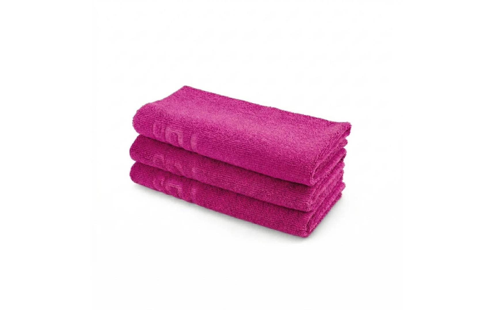 21CARS Edgeless Mikrofaser-Handtuch 3er-Set 40 x 40 cm