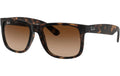 Ray-Ban Sonnenbrille Justin Rubber Light Havana