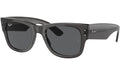 Ray-Ban Sonnenbrille Mega Wayfarer Transparent/Schwarz