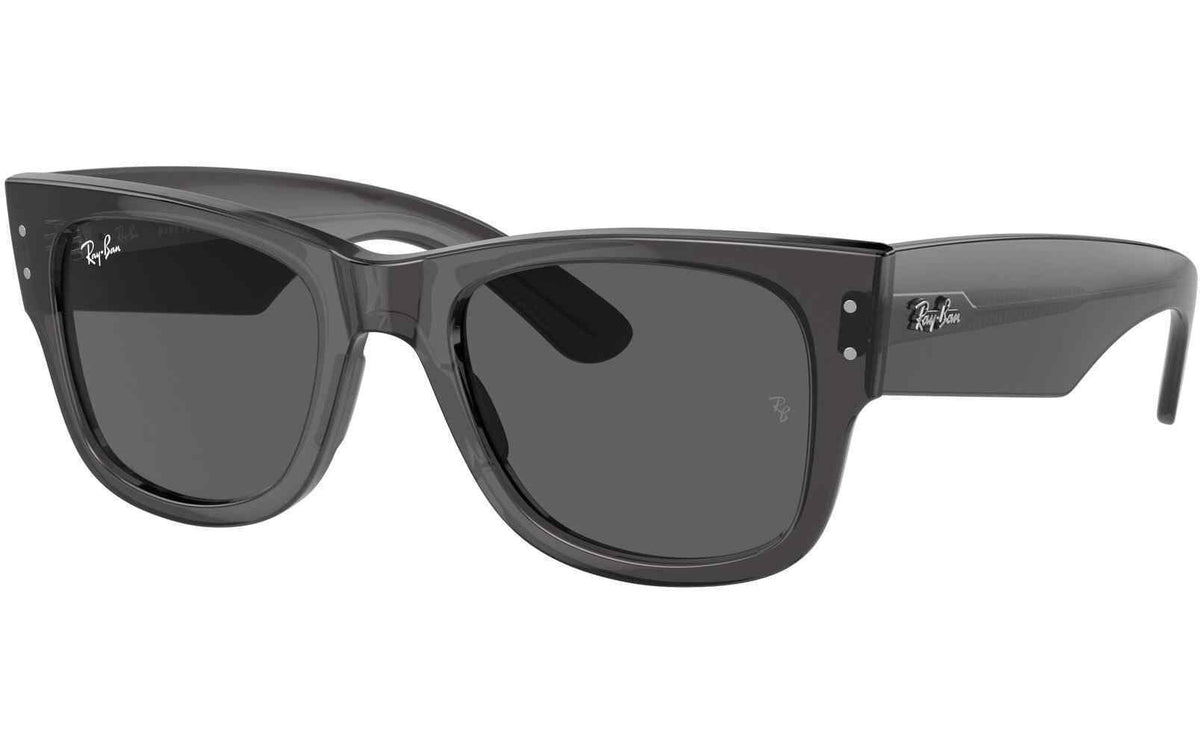 Ray-Ban Sonnenbrille Mega Wayfarer Transparent/Schwarz