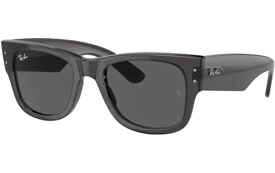 Ray-Ban Sonnenbrille Mega Wayfarer Transparent/Schwarz