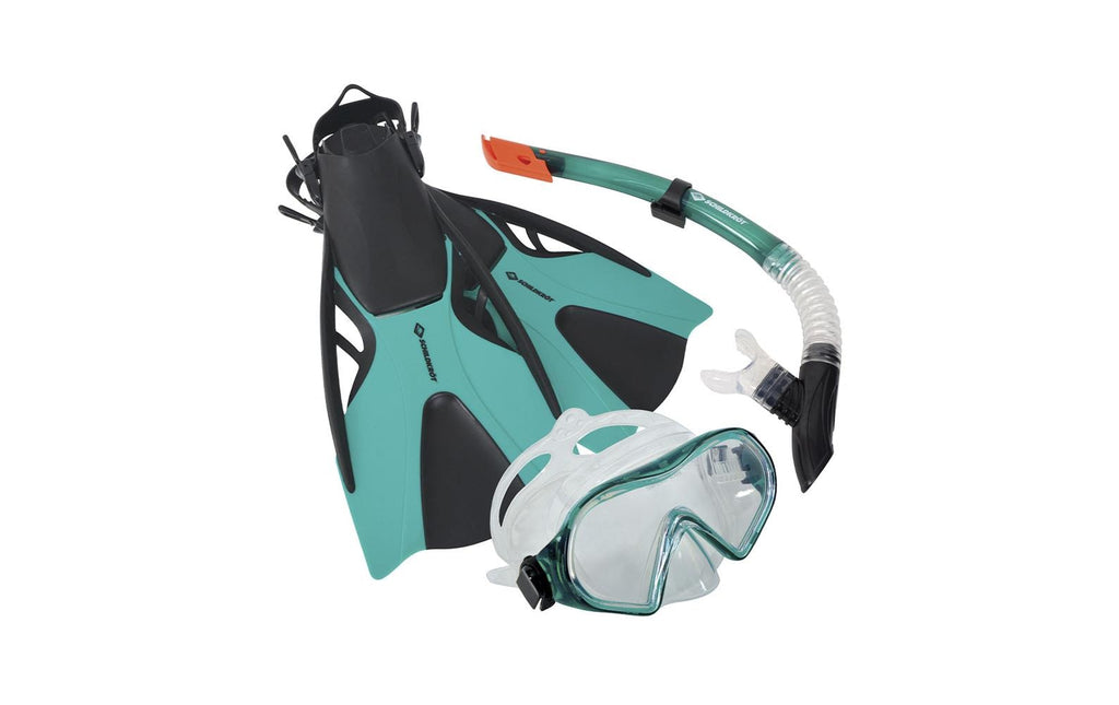 Schildkröt Schnorchel Set Cayman türkis