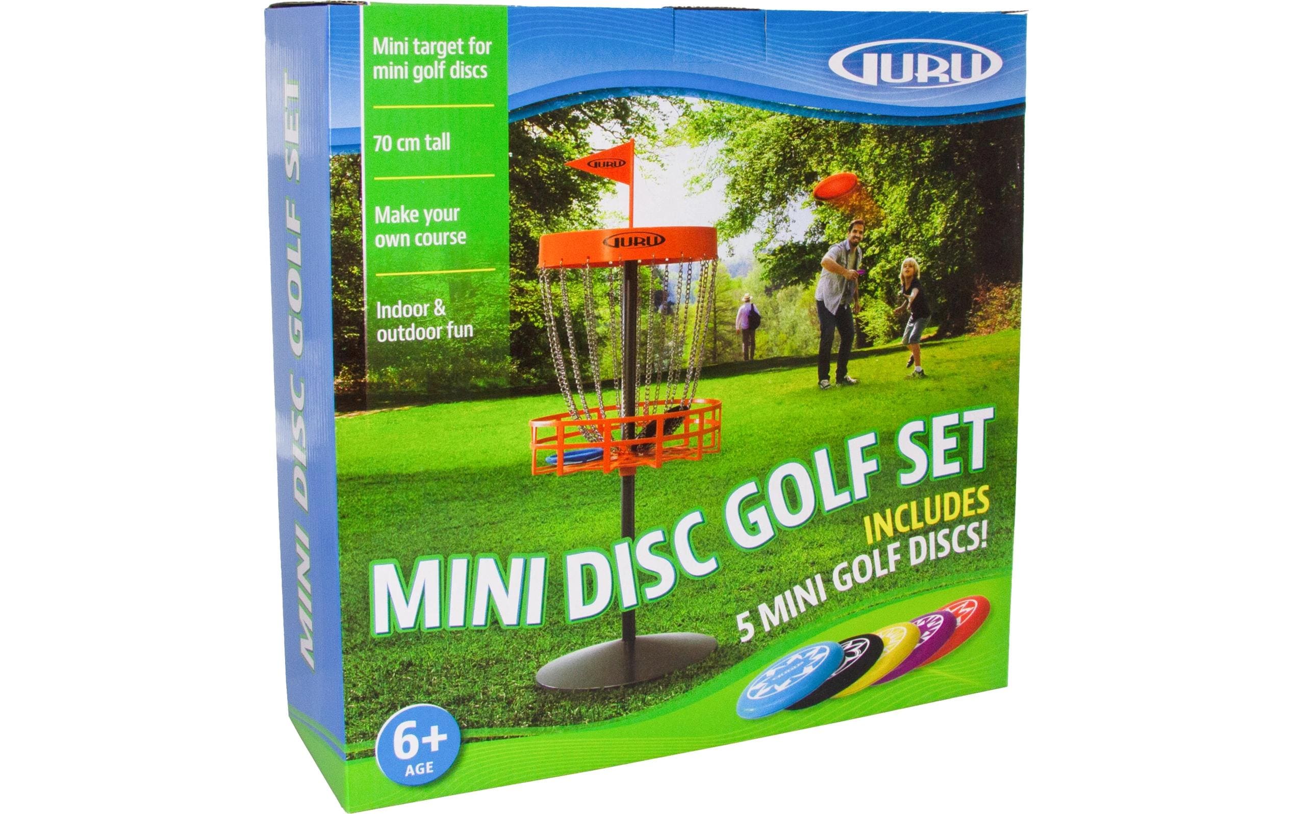 Schildkröt Funsports Guru Disc Golf Mini Basket Set inkl. 5 Scheiben