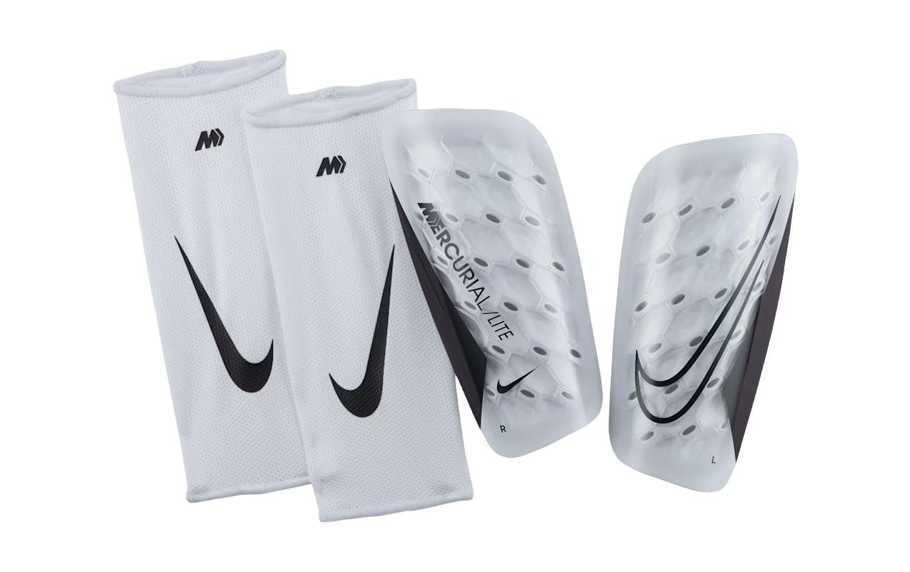 NIKE chienbeinschoner Mercurial Lite Weiss S
