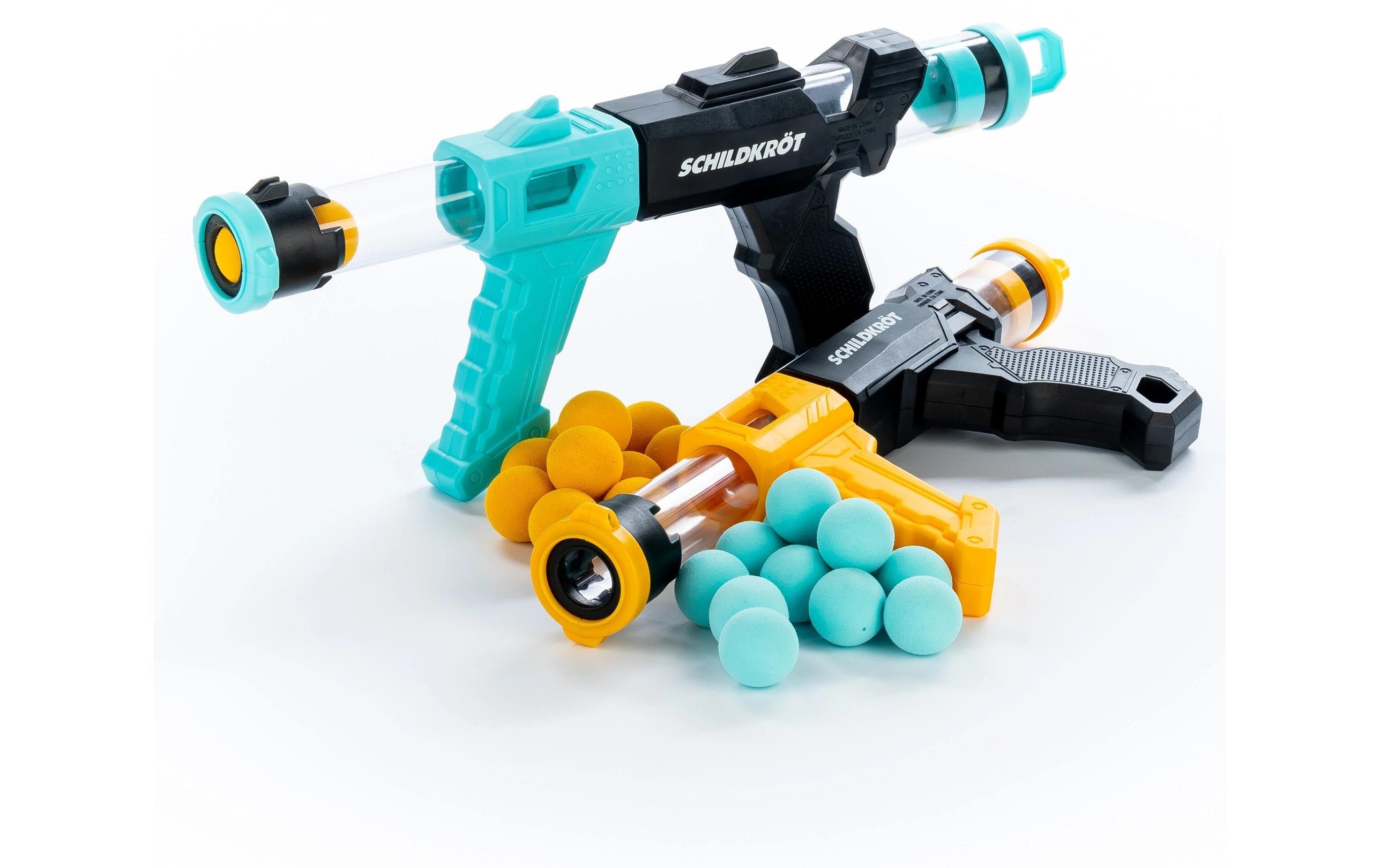 Schildkröt Funsports Schildkröt Fire Blaster Set Schaumkugel-Popperpistolen