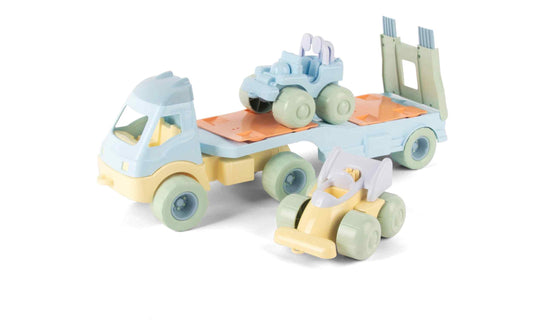 dantoy Pastell LKw- Kipper mit 2 Autos