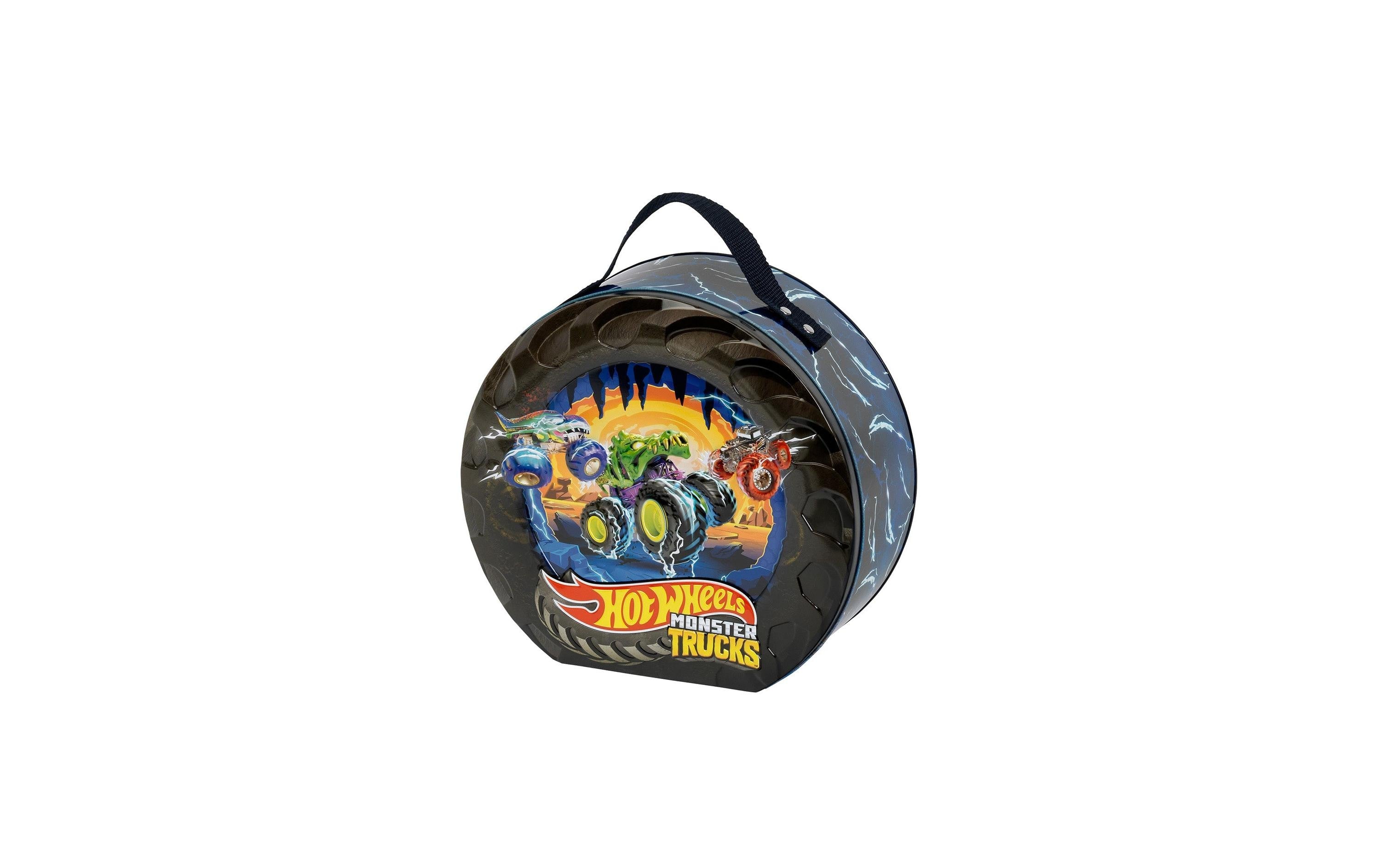 Klein-Toys Hot Wheels Monster Trucks – Radkoffer für 7 Autos