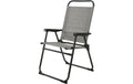 FTM Campingstuhl Grau - Aluminium und Polyester - Leichtgewicht Garten & Outdoor > Gartenmöbel > Gartenstühle FTM