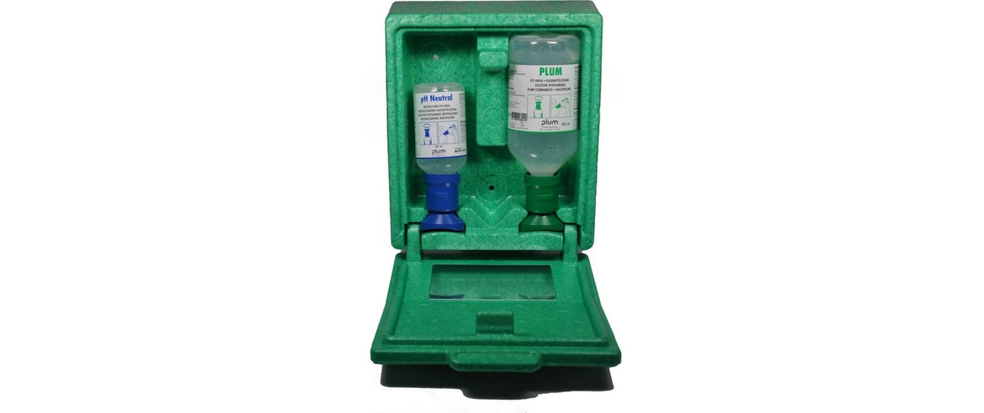PLUM Augen-Notfallstation 200/500 ml in Wandbox 1 Set