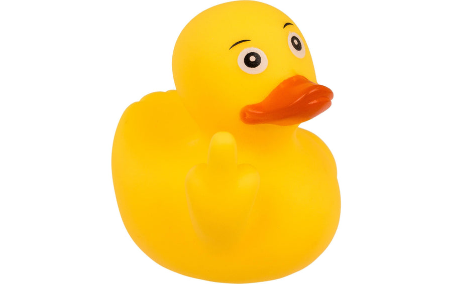 Trendcompany Badeente Mittelfinger
