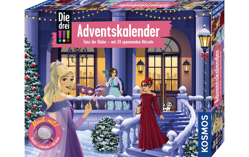 Kosmos Die drei !!! Adventskalender 2026 Detektiv-Rätsel & Gadgets