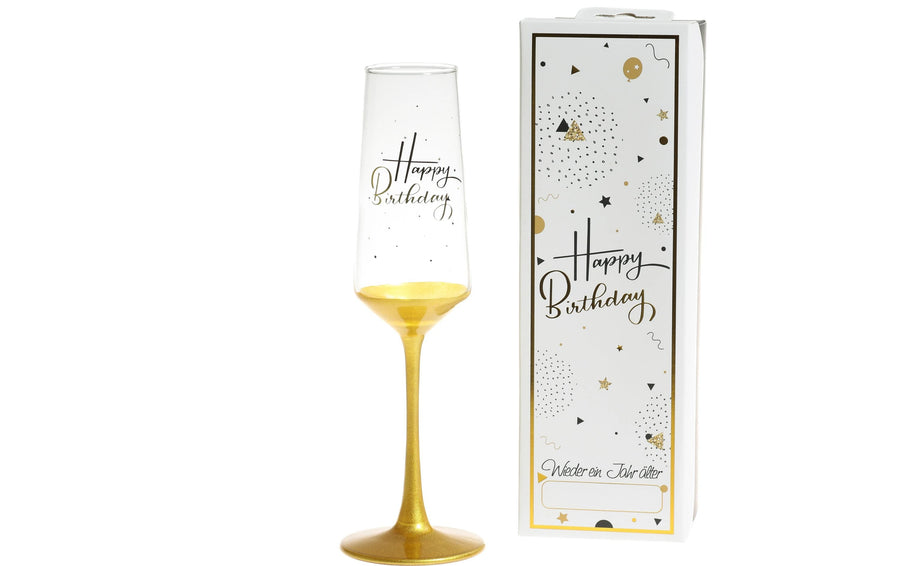 Trendcompany Sektglas Happy Birthday